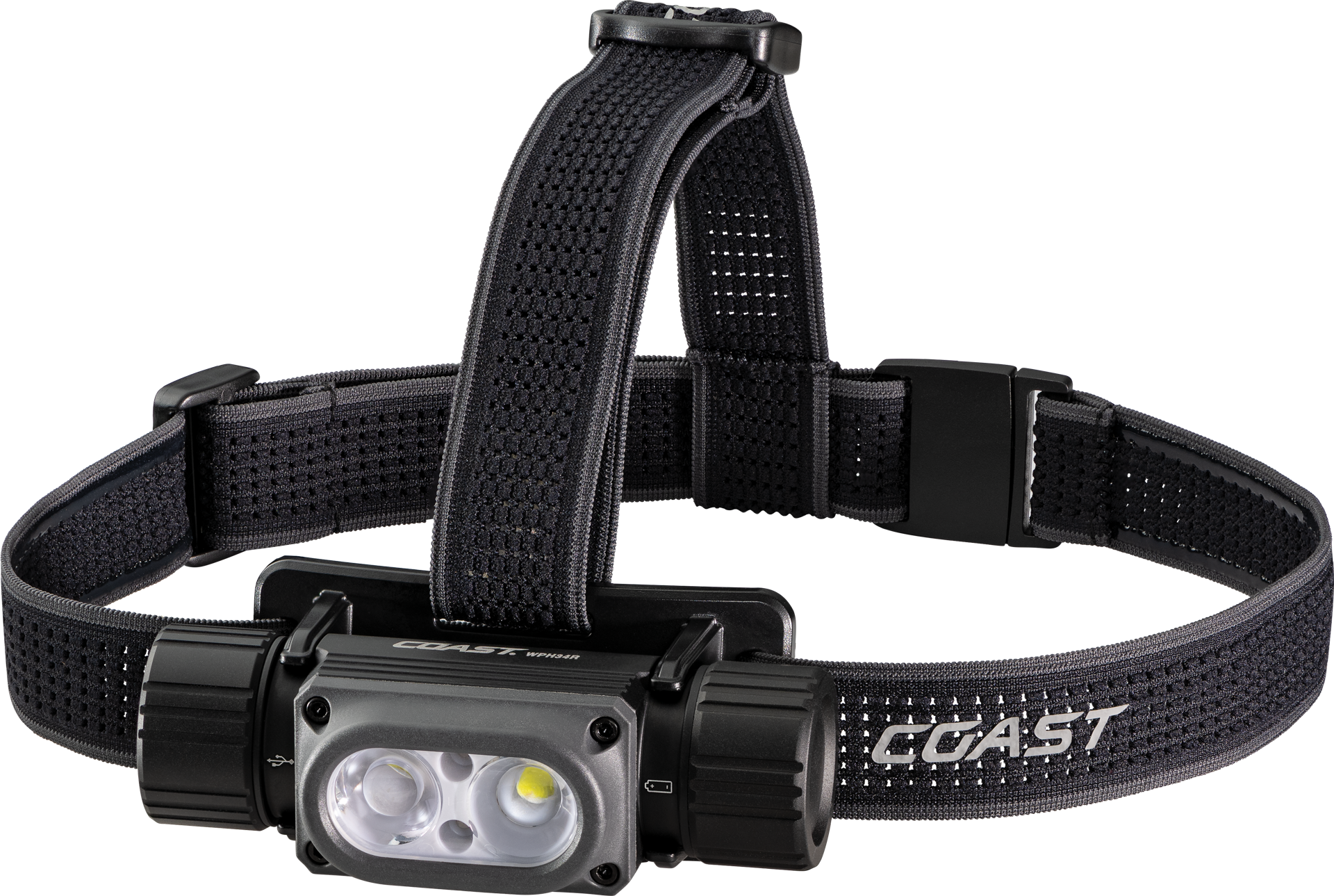 Pannlampa COAST WPH34R - 2150 lm / Vattentät / Laddbar