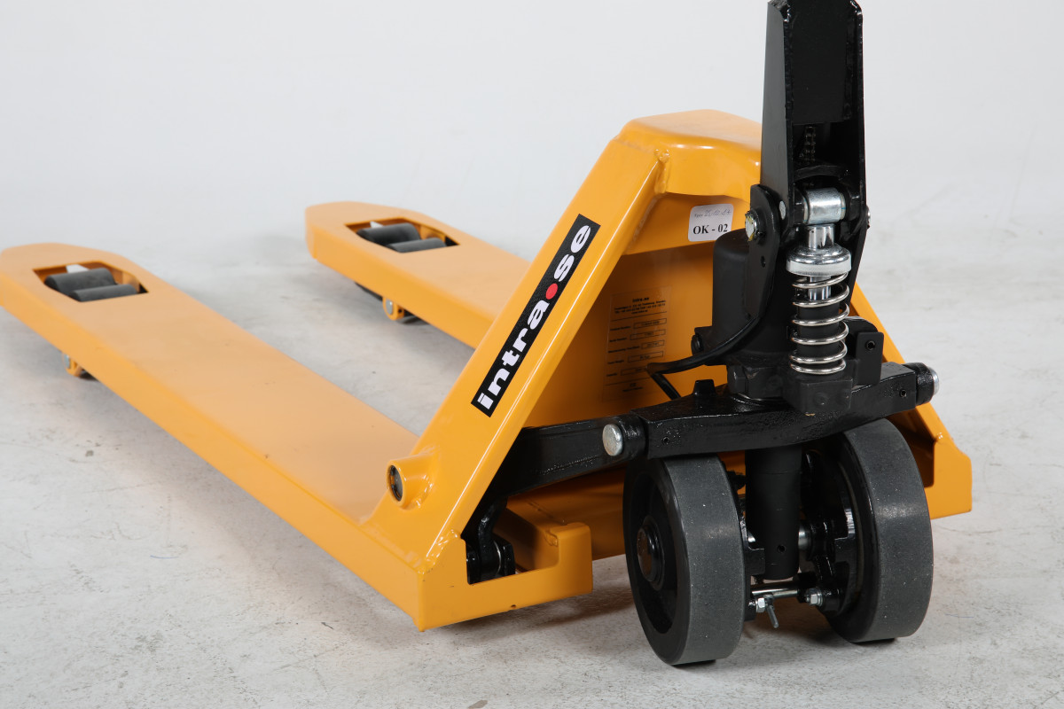 Pallyftare HPT-V 3000kg, 540x1150mm, boggie, polyuretan, Handbroms