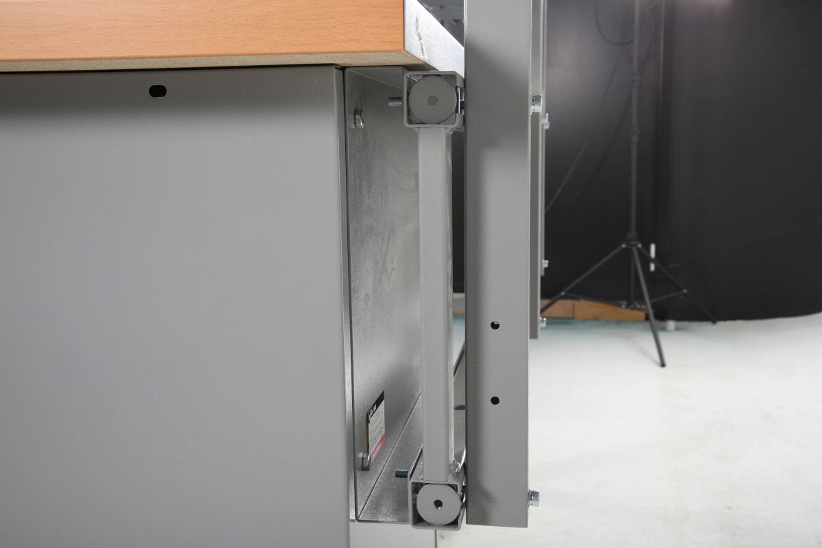 Påbyggnadsvägg till arbetsbord 1600mm