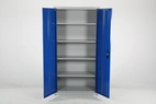 Förvaringsskåp Ekonomi 1800x900x400mm Blå/Grå