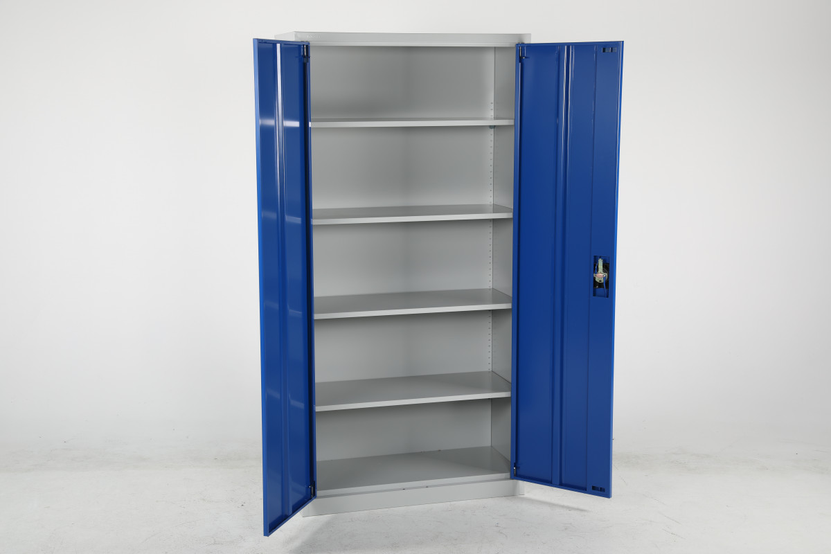 Förvaringsskåp Ekonomi 1800x900x400mm Blå/Grå