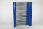 Förvaringsskåp Ekonomi 1800x900x400mm Blå/Grå