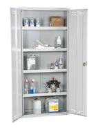 Kemikalieskåp 1950x920x420mm, 4 hyllplan