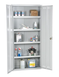Kemikalieskåp 1950x920x420mm, 4 hyllplan