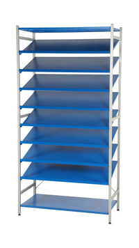 HYLLO Startsektion, 8 vinklade hyllor, 1000mm
