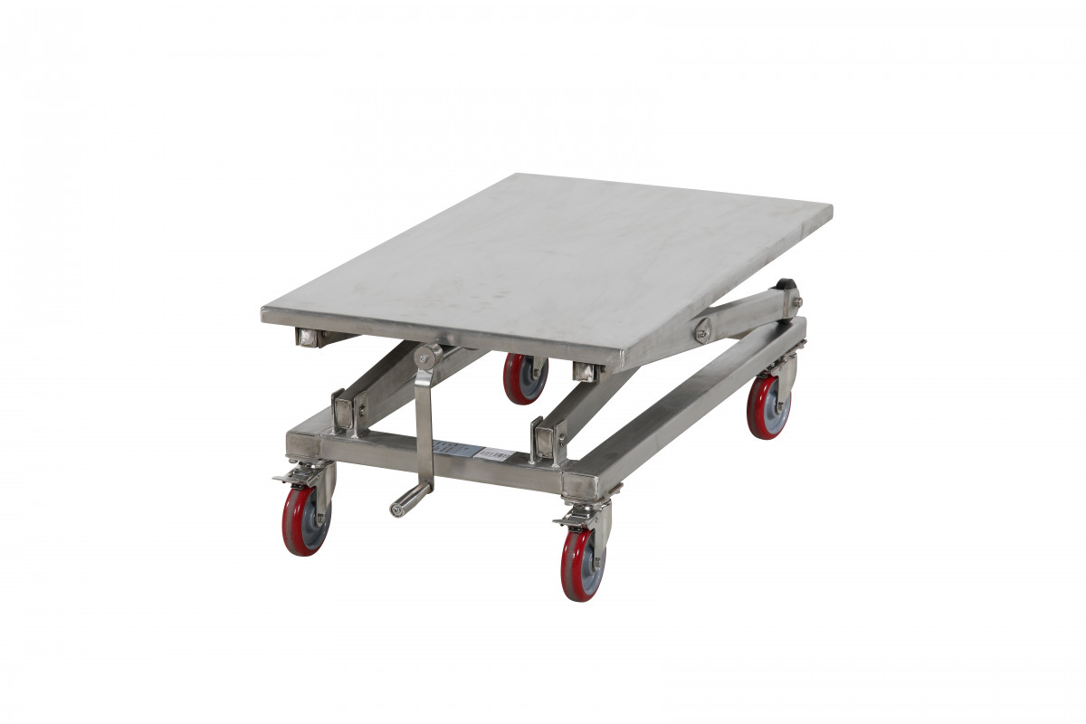 Manuellt Lyftbord Rostfritt, 300kg, 950x600mm