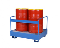 Fatpall, 2 fat stående med skyddsräcke