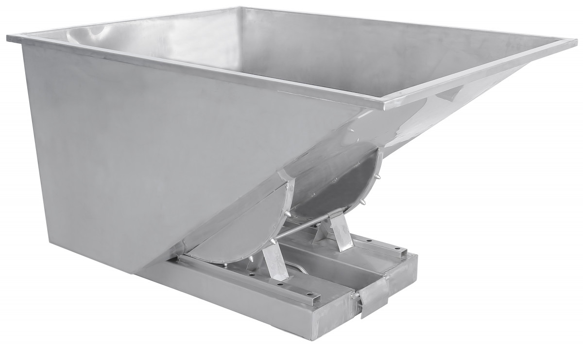 Tippcontainer TIPPO-S 90, 900 L, Rostfri 304