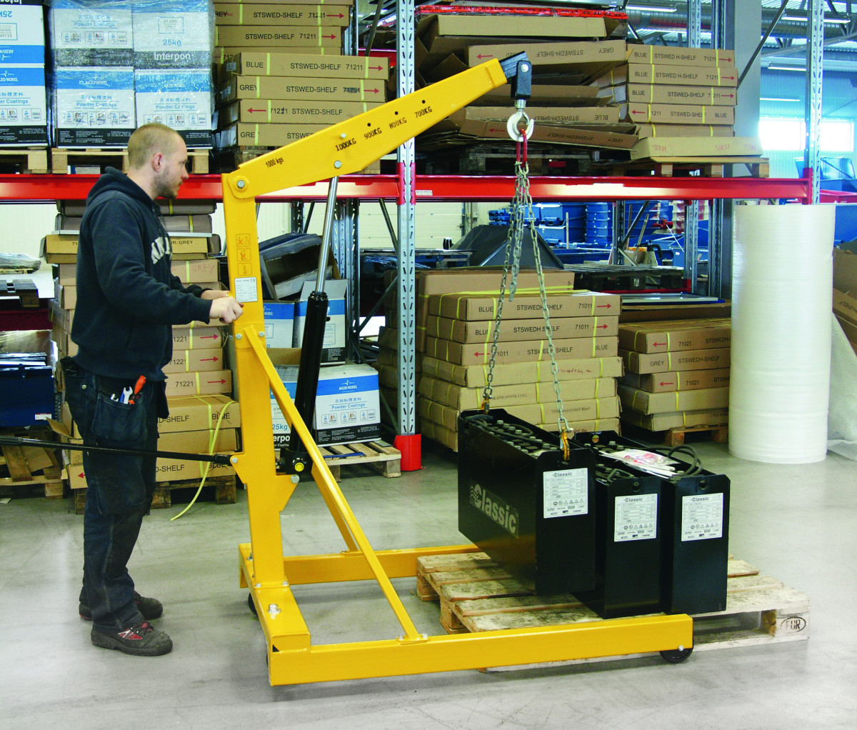 Verkstadskran SA1000, 1000kg