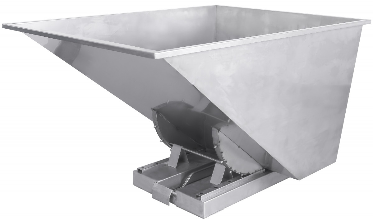 Tippcontainer TIPPO-S 110, 1100 L, Rostfri 304
