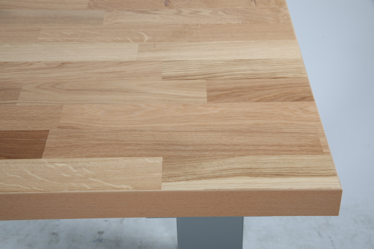 Bord med hurts 5 lådor, 1600mm, Ek