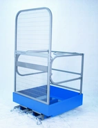 Arbetskorg för truck, hopfällbar, 1000x1000mm