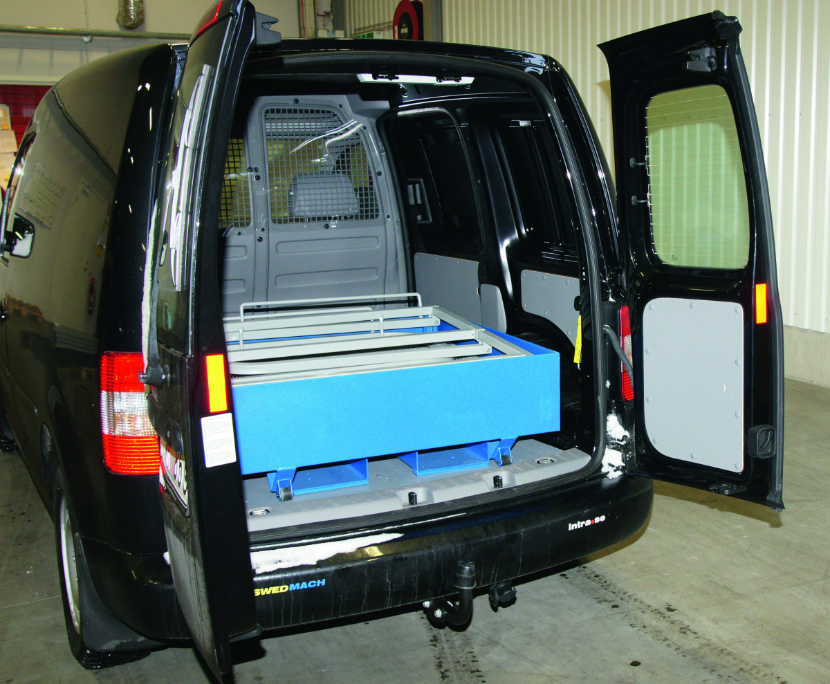 Arbetskorg för truck, hopfällbar, 1000x1000mm