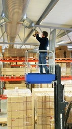 Arbetskorg för truck, hopfällbar, 1000x1000mm