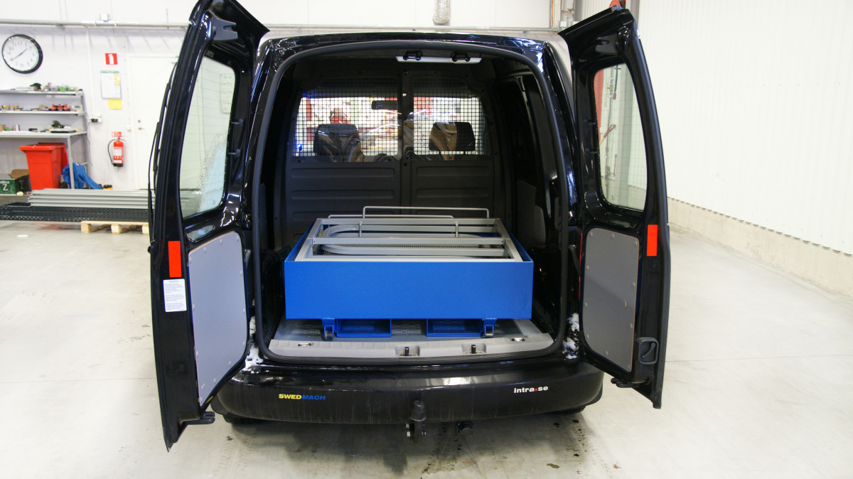 Arbetskorg för truck, hopfällbar, 1000x1000mm