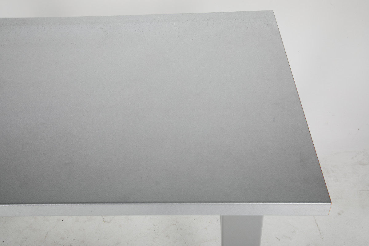 Bord med hurts 6 lådor, 2000mm, Stål