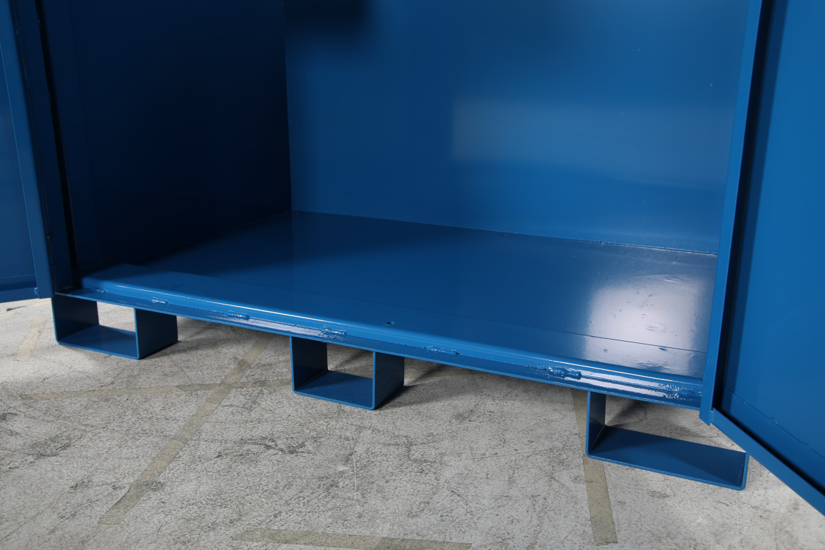 Verktygslåda med dörr, 1200x800x950mm, Blå