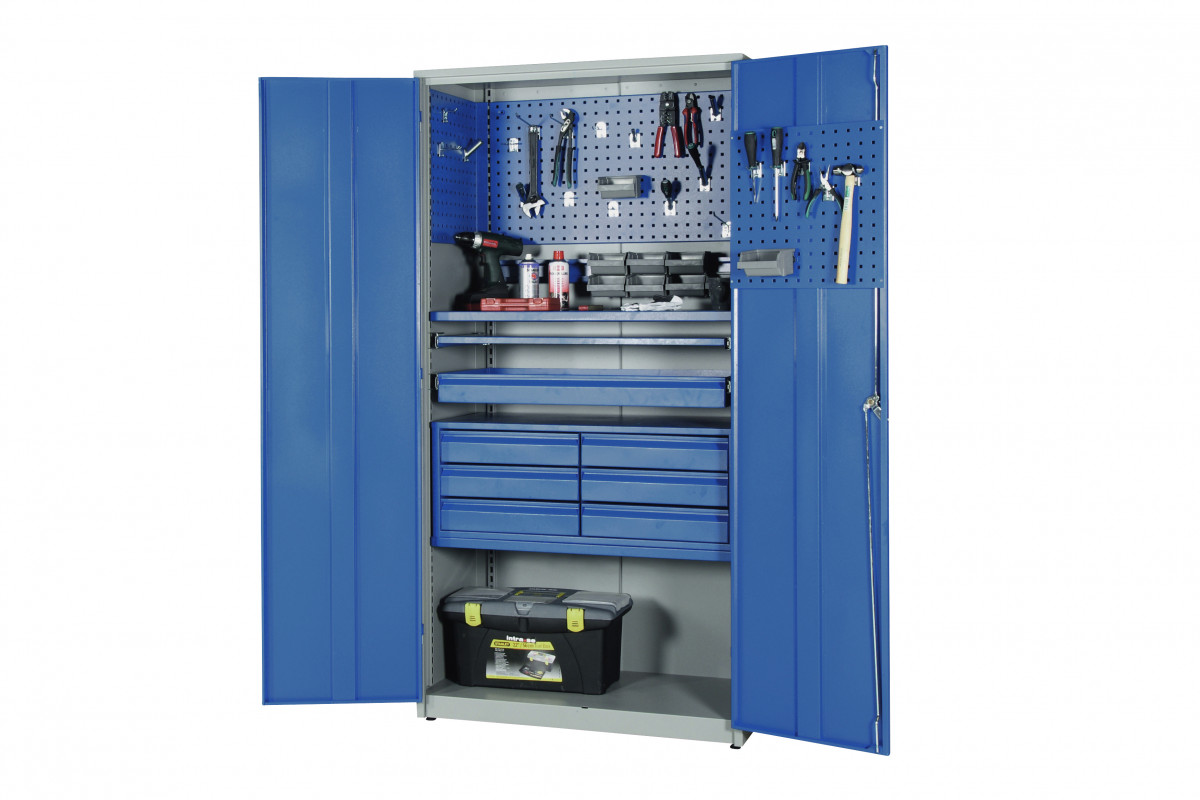 Maskinskåp STRONG med inredning