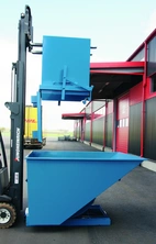 Bottentömmande container 1800 L
