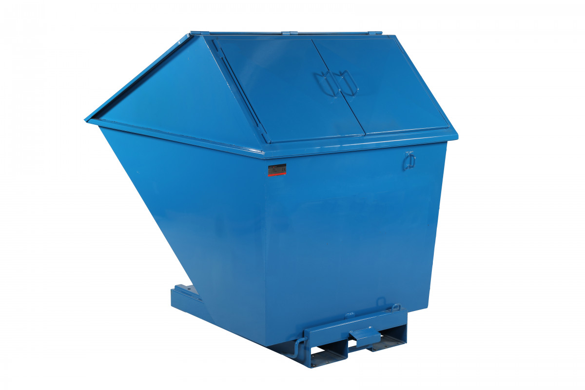 Tippcontainer med lock TIPPO-L 13, 1300 L