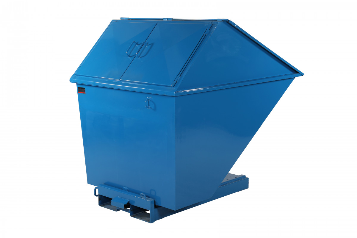 Tippcontainer med lock TIPPO-L 13, 1300 L