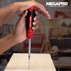 Bitsskruvmejsel Megapro Ratcheting 13-IN-1
