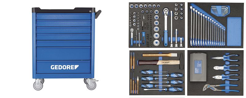 Verktygsvagn Workster Smartline 147 delar