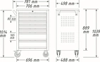 Verktygsvagn Nr. 178N-7/204, 204-delar