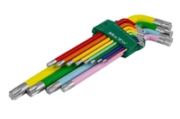 Torxnyckelsats XXL T10-T80 13-delar, färgad