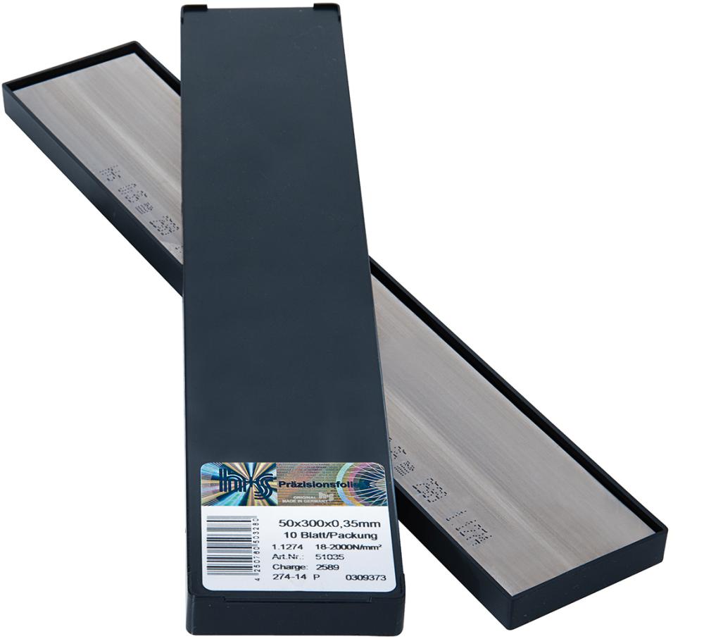 Ståfolie sortiment 300x50mm P0,01-1,00mm