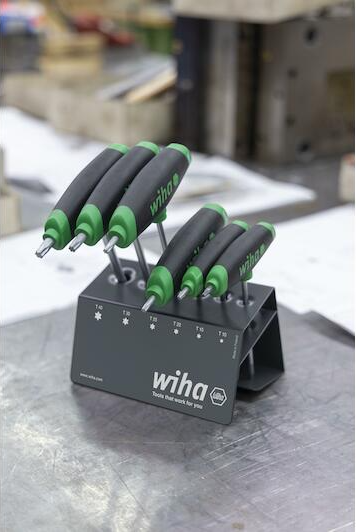 Torxnyckelsats T-grepp T10-40, 6-delar m. ställ