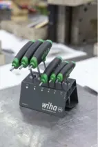 Torxnyckelsats T-grepp T10-40, 6-delar m. ställ