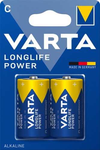Batteri Longlife Power C LR14, 2 pack i blister