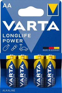 Batteri Longlife Power AA LR06, 4 pack i blister