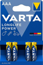 Batteri Longlife Power AAA LR03, 4 pack i blister