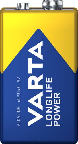 Batteri 6LR61 9V, Longlife Power, Blister 1st