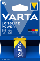 Batteri 6LR61 9V, Longlife Power, Blister 1st