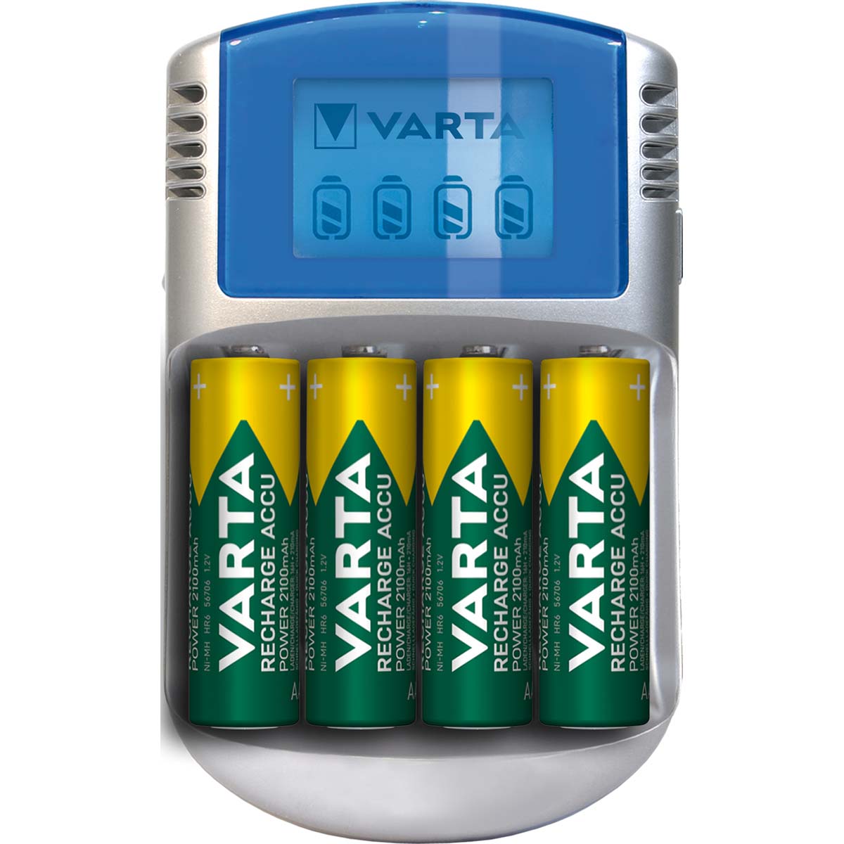 Batteriladdare LED 110-240V inkl. 4xAA 2600mAh