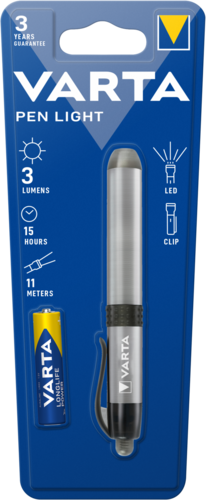 Pennlampa Led Penlight 3lm inkl. batteri