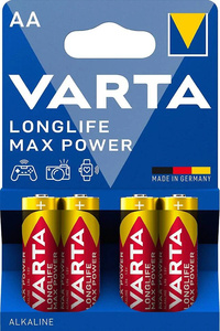 Batteri Longlife Max Power AA LR06 1,5V, 4 pack blister