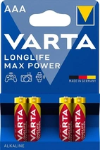 Batteri Longlife Max Power AAA LR03 1,5V, 4 pack blister