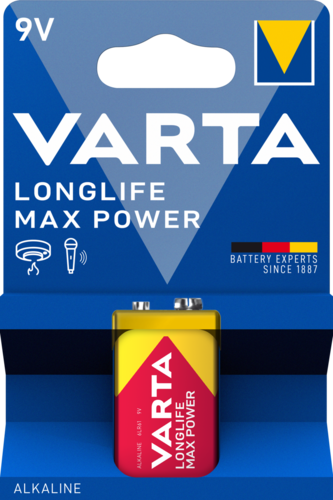 Batteri Longlife Max Pover E 6LR61 9V 1st