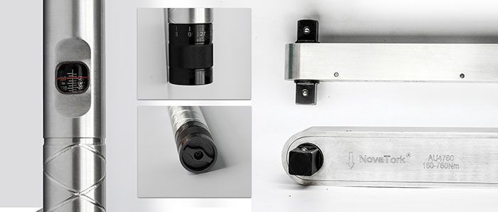 Momentnyckel Aluminium  3/4" 200-1000Nm