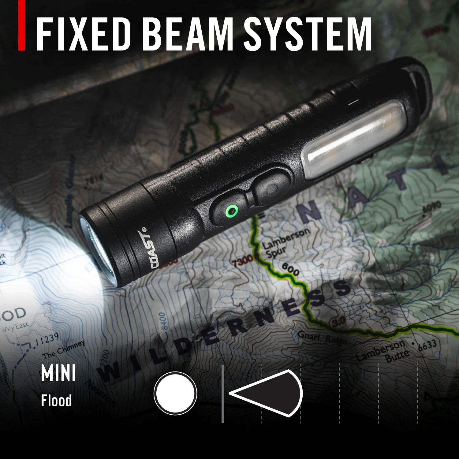 Pennlampa KL35R 600lm uppladdningsbar