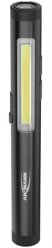 Pennlampa Led 600lm med Uv-ljus & laserpekare, uppladdningsbar