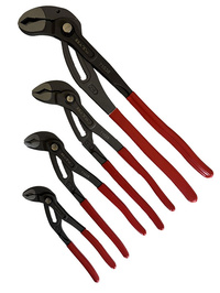 Polygriptångsats med snabbinställning 4-delar, 180, 250, 300, 400mm