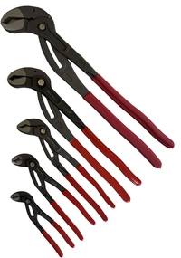 Polygriptångsats med snabbinställning 5-delar, 180, 250, 300, 400, 600mm