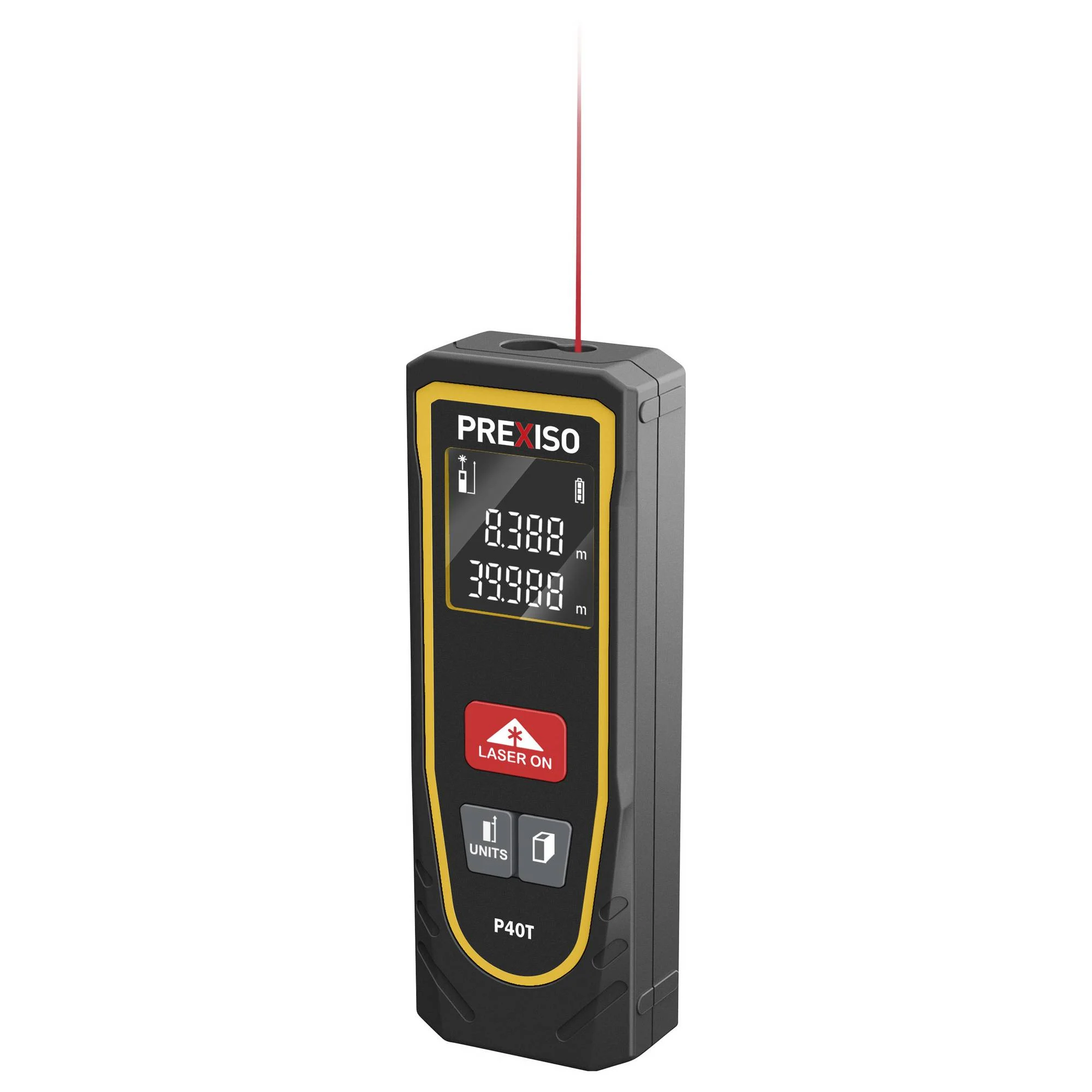Avståndsmätare P40T längd mätning 0,35 - 40m, volym och m2 yta