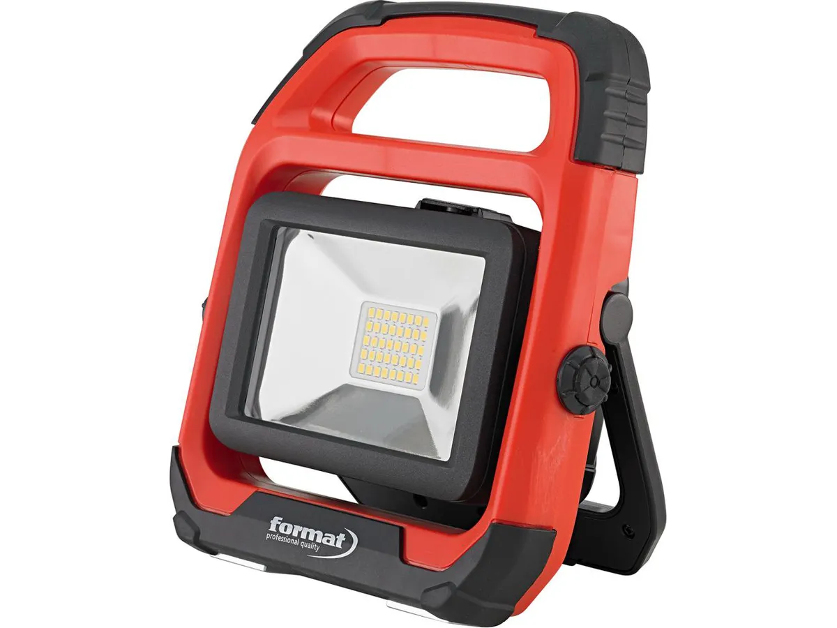 Arbetslampa LED 20W 1600lm, uppladdningsbar, magnet IP44