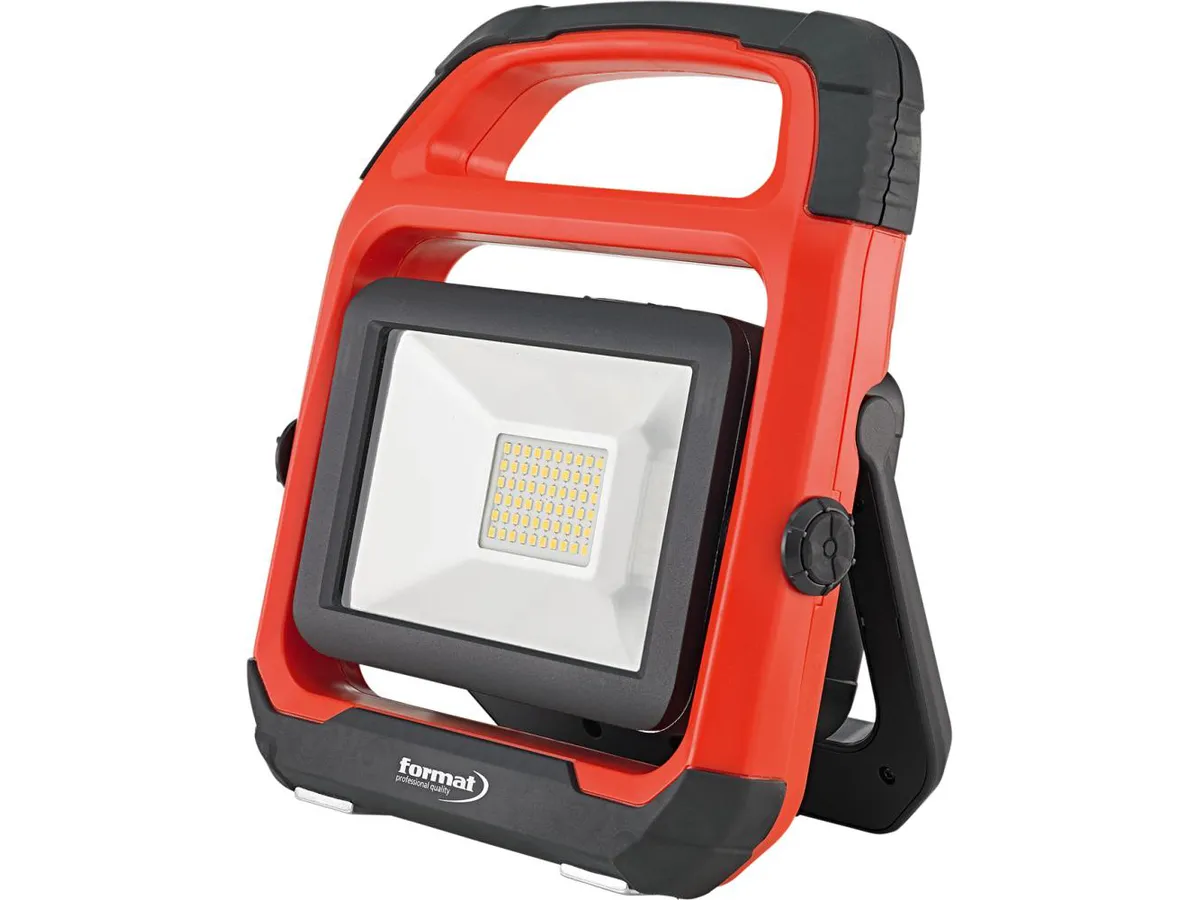 Arbetslampa LED 30W 2550lm, uppladdningsbar, magnet IP44